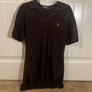 Polo by Ralph Lauren Dark Brown Polo Shirt Medium